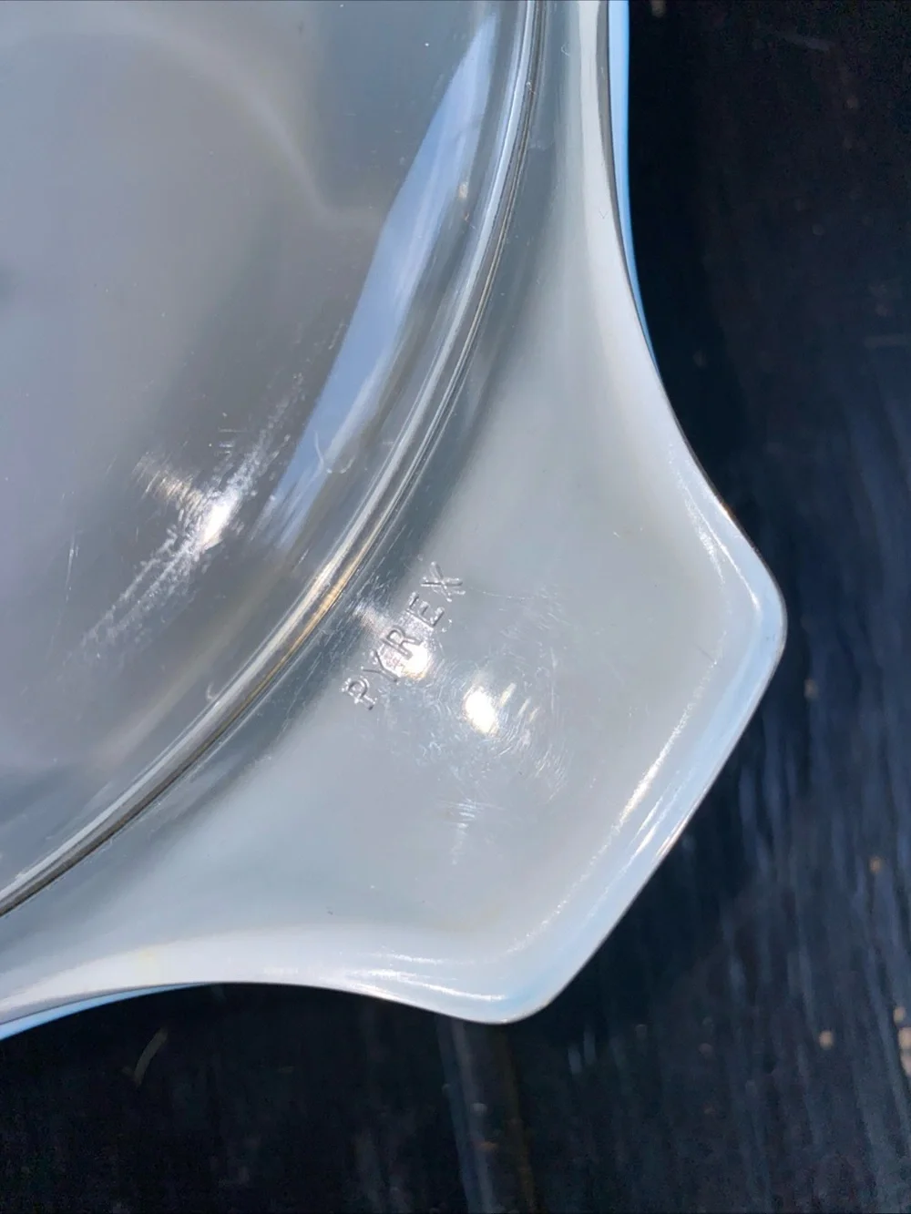 Pyrex bright blue