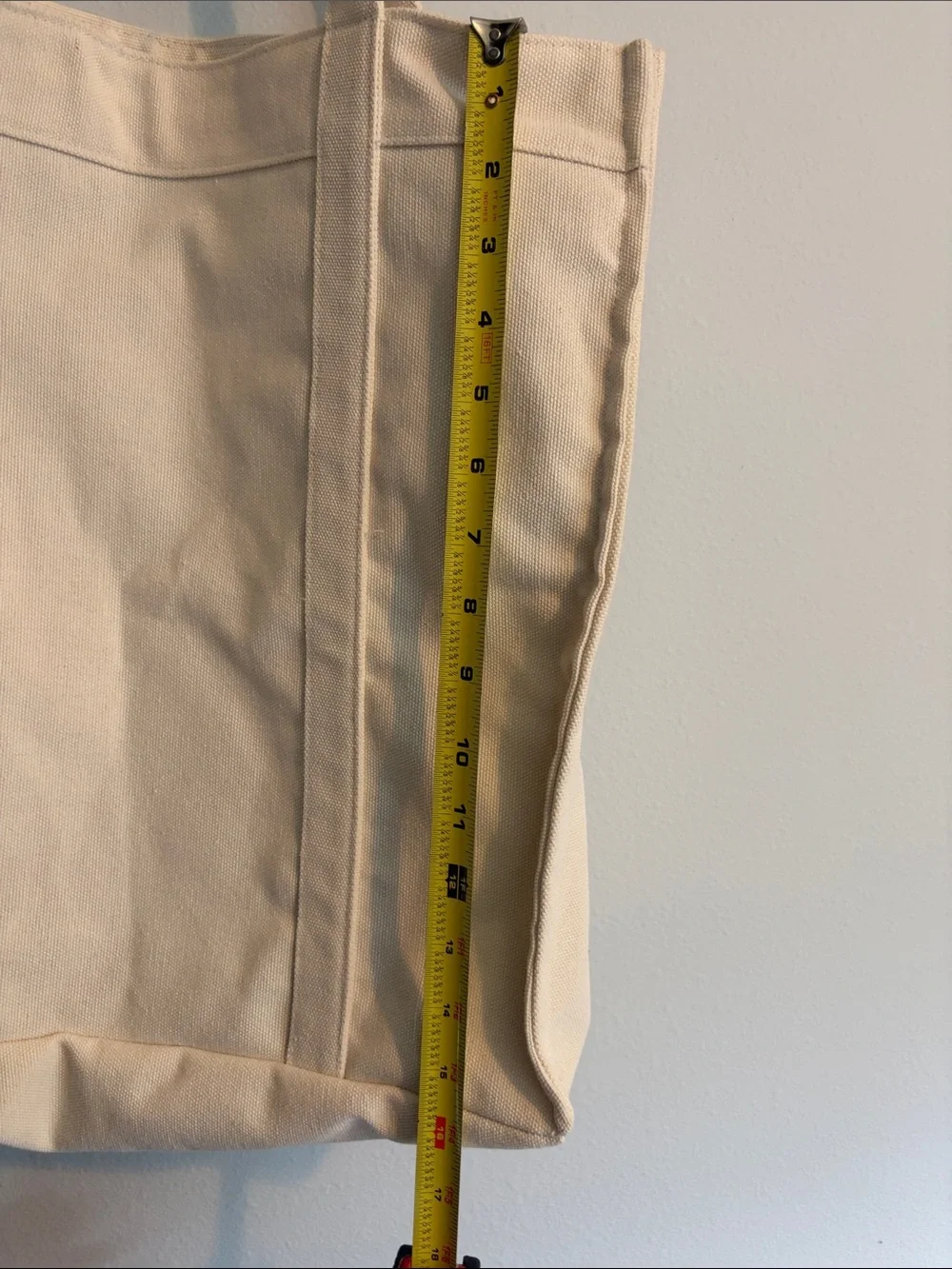 Cream Canvas Tote Bag
