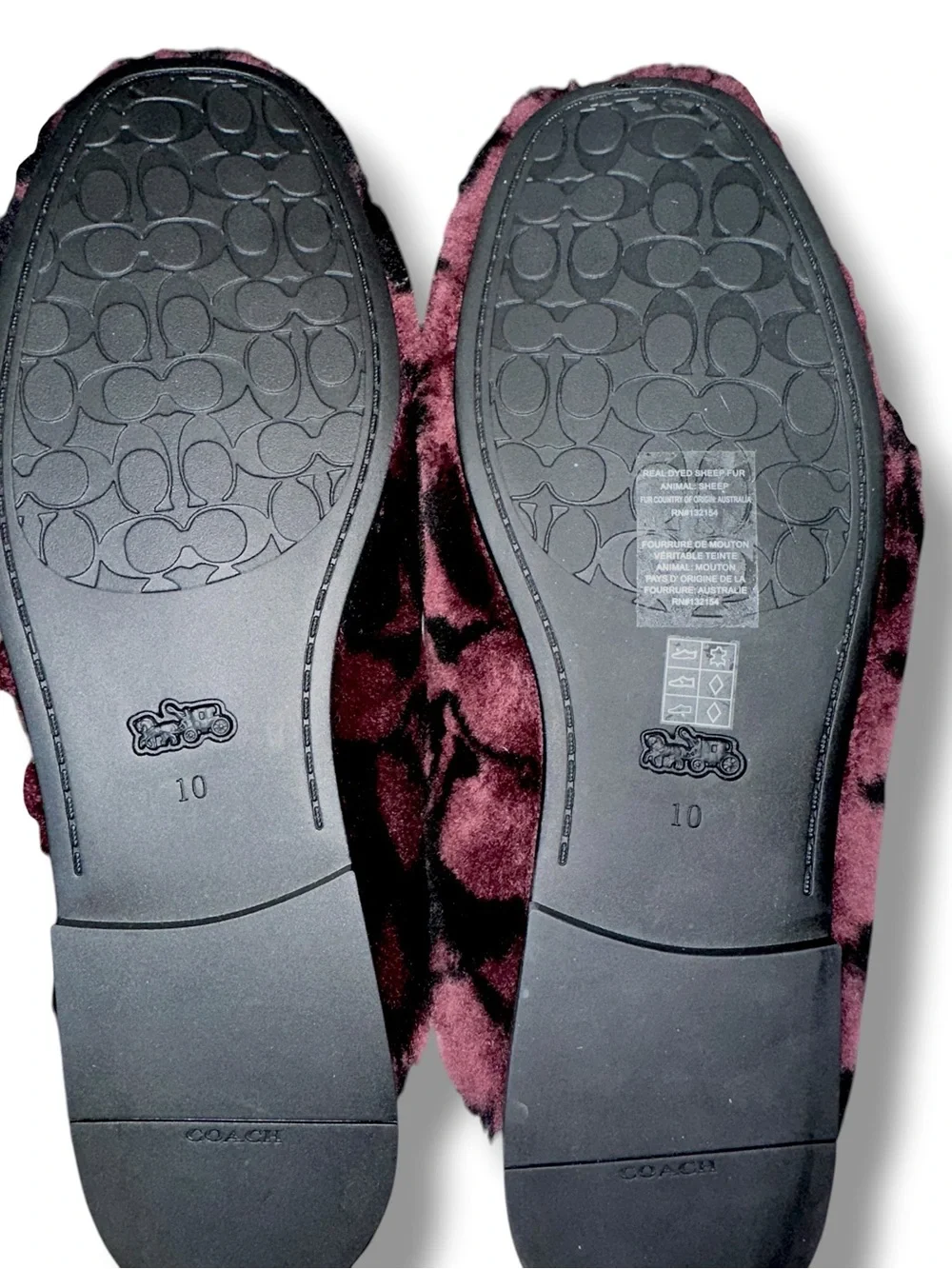 Coach slipper signature