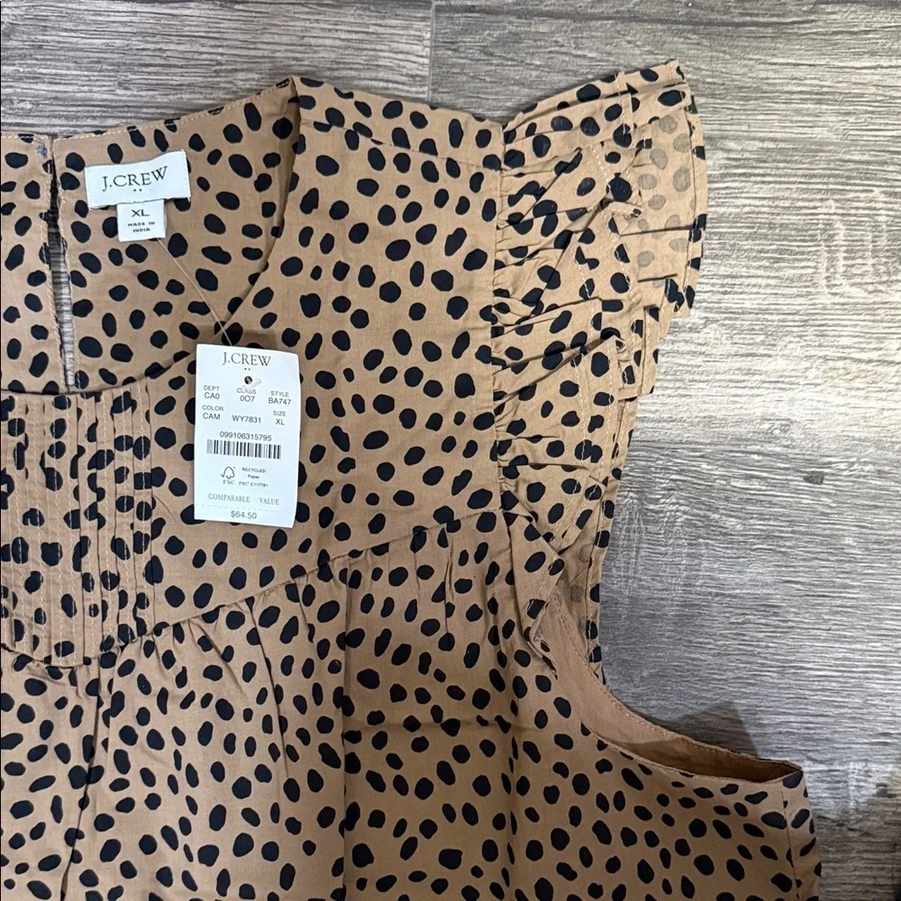 J. Crew sleeveless tan