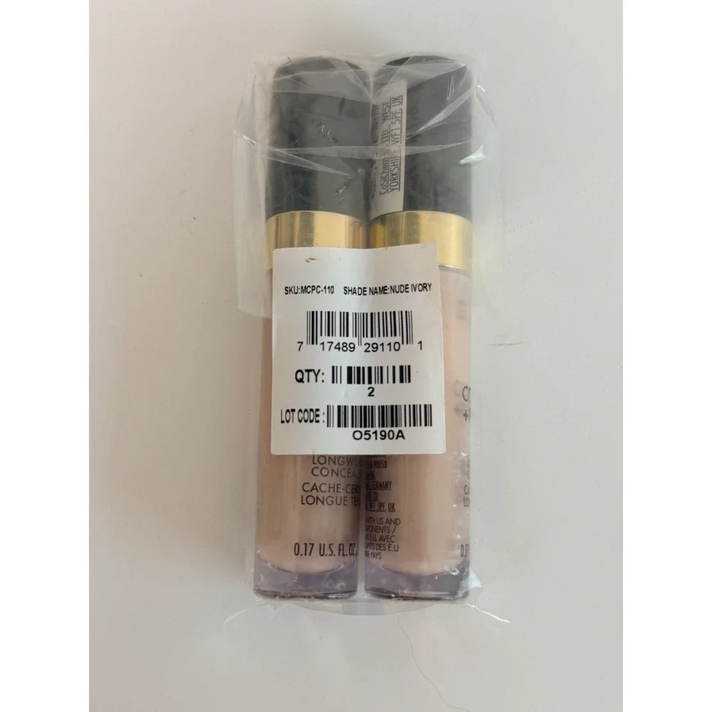 Milani Concealer Women 0.17oz Nude Ivory Longwear 2pk NWT