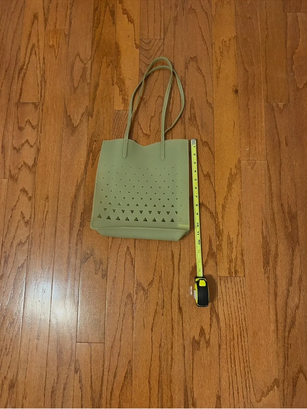 Eddie Borgo Olive Green Laser-Cut Tote