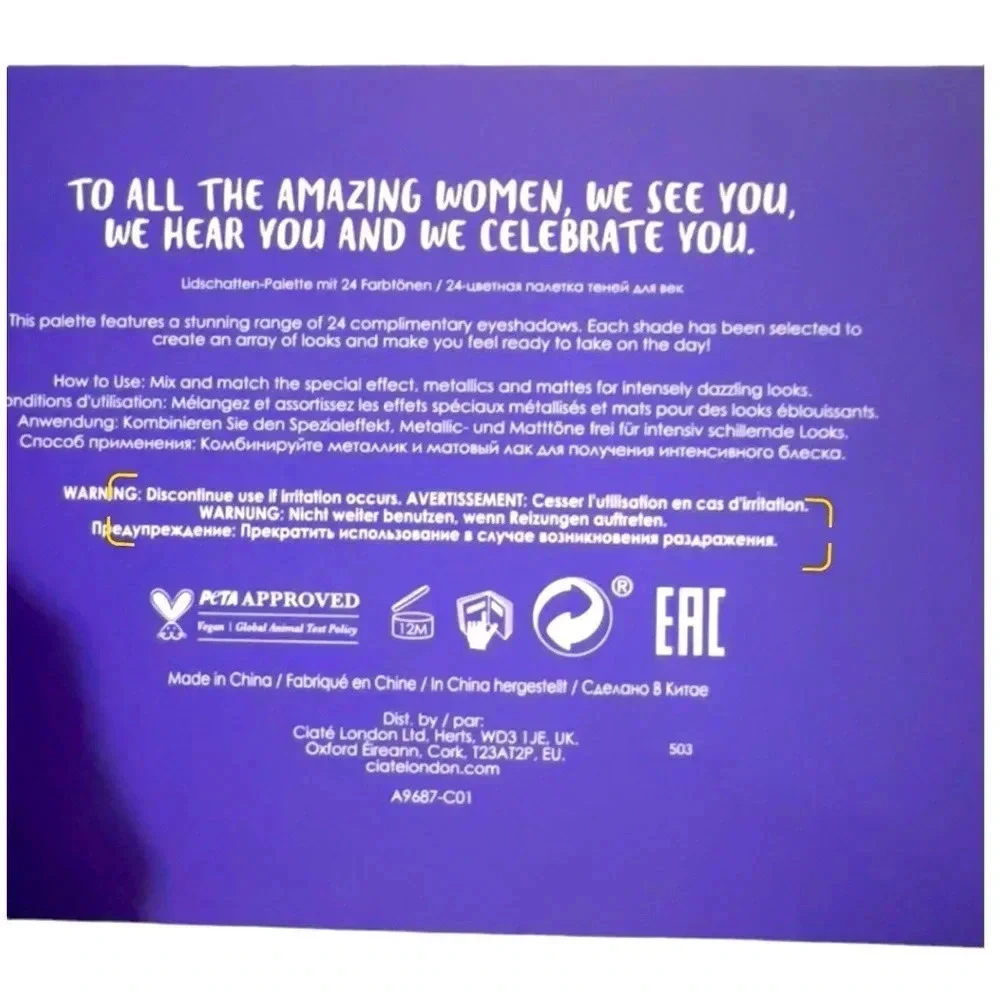 NEW Ciate “I Am‎ Woman What’s Your Super Power? Vol 2