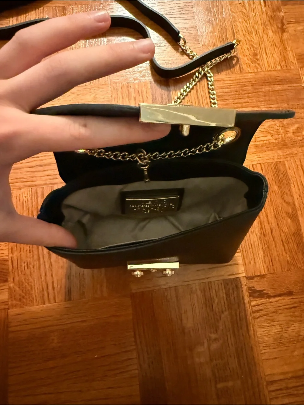Mario Valentino black crossbody