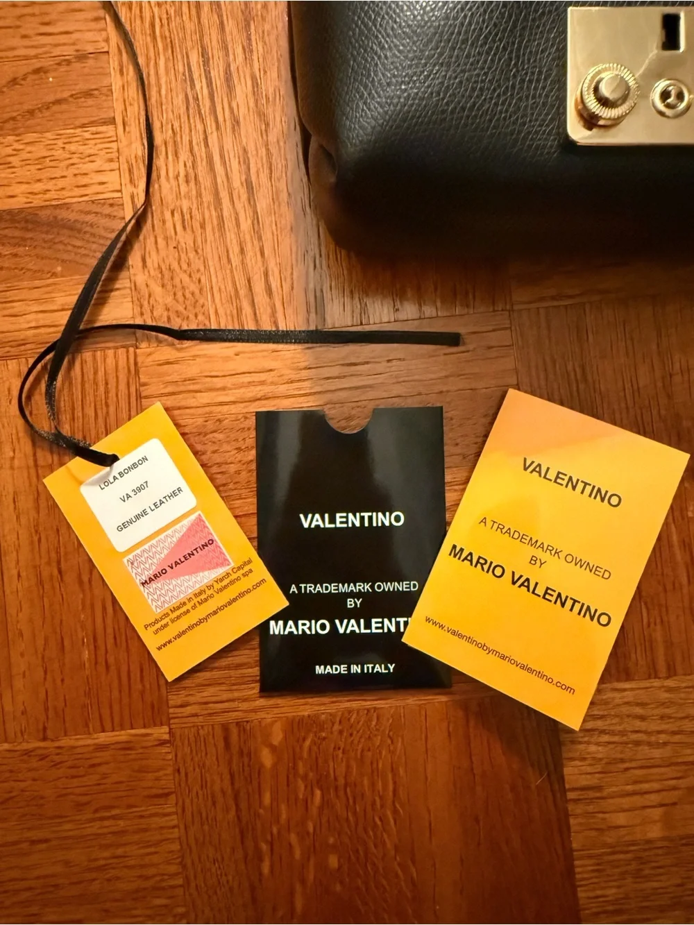 Mario Valentino black crossbody