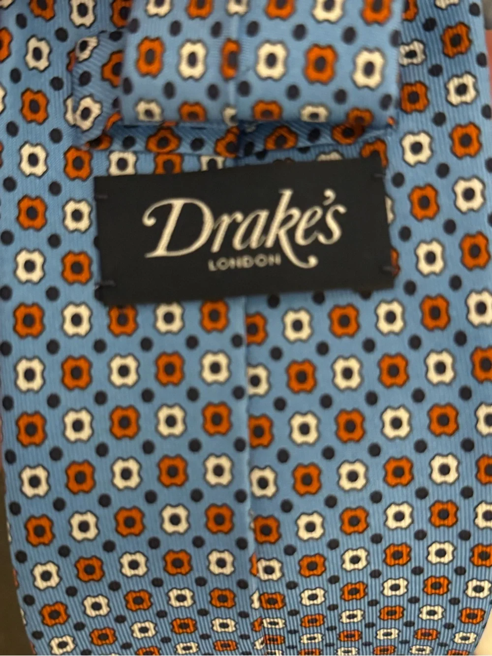 Drakes silk tie