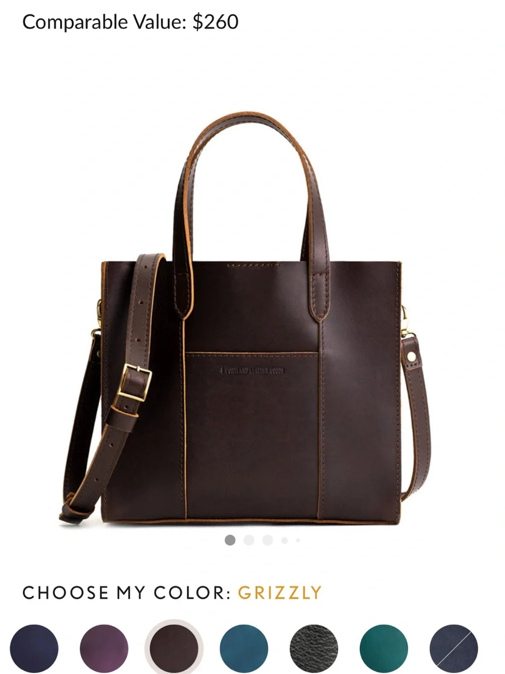 Portland Leather compact leather