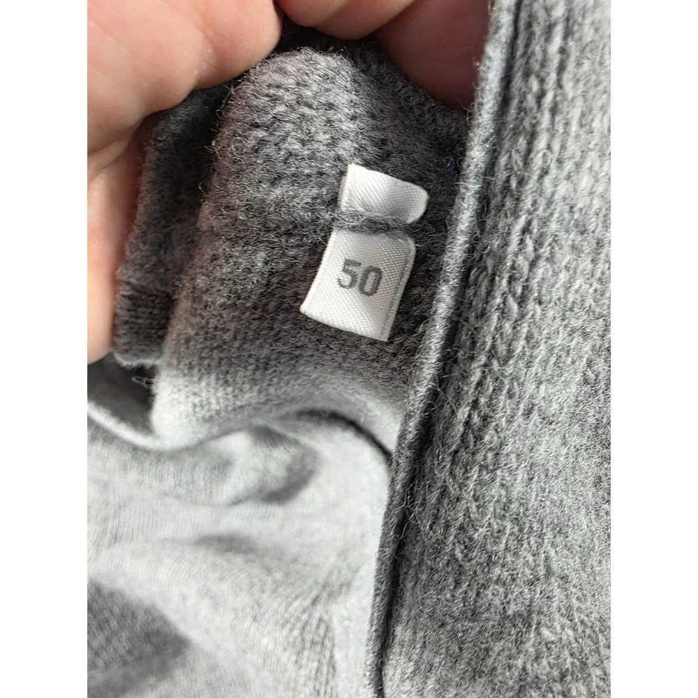 Andrea Fenzi Sweater Mens (It Sz 50/ US Small) Merino Wool Elbow Patch Italy NWT