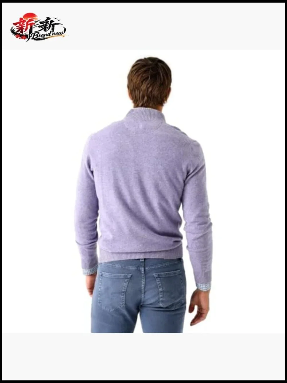 Men's Cashmere Quarter-Zip Pullover Sweater