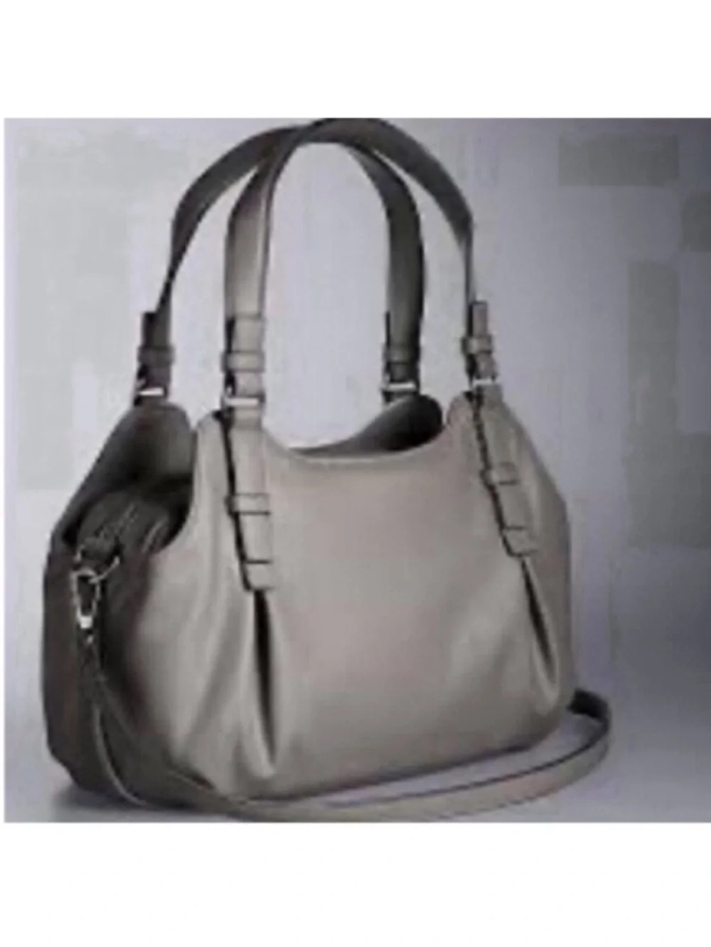 Vera Wang zip slip gunmetal