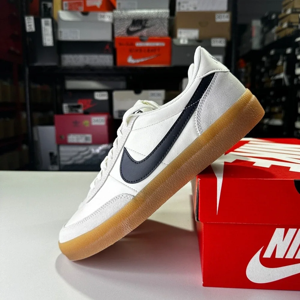 Nike Killshot 2 Leather Sail Oil Grey Gum Yellow 432997-121 Men's Size 8.5 NEW