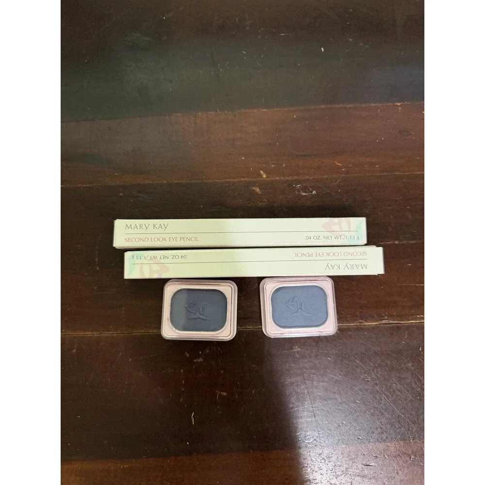 Mary Kay Powder Perfect Eye Color Midnight Blue & Second Look Eye Pencil Violet