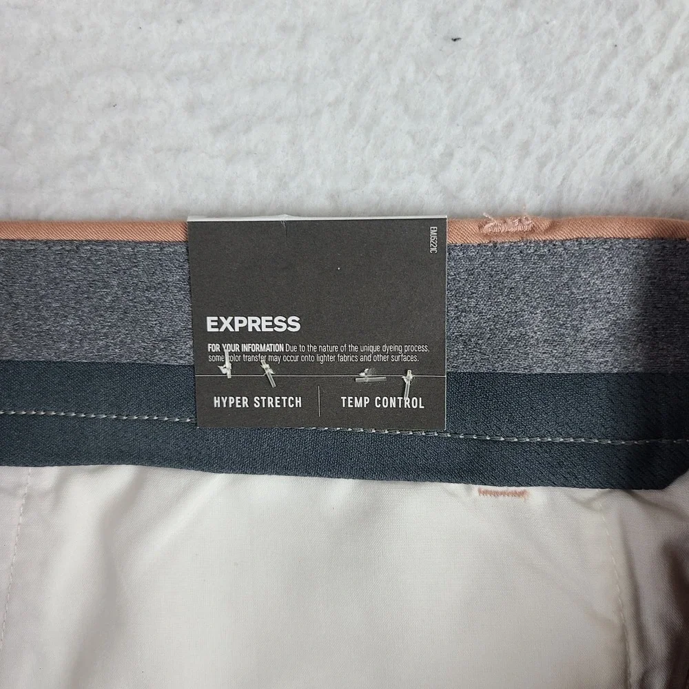 EXPRESS Shorts Mens 38 Orange 8