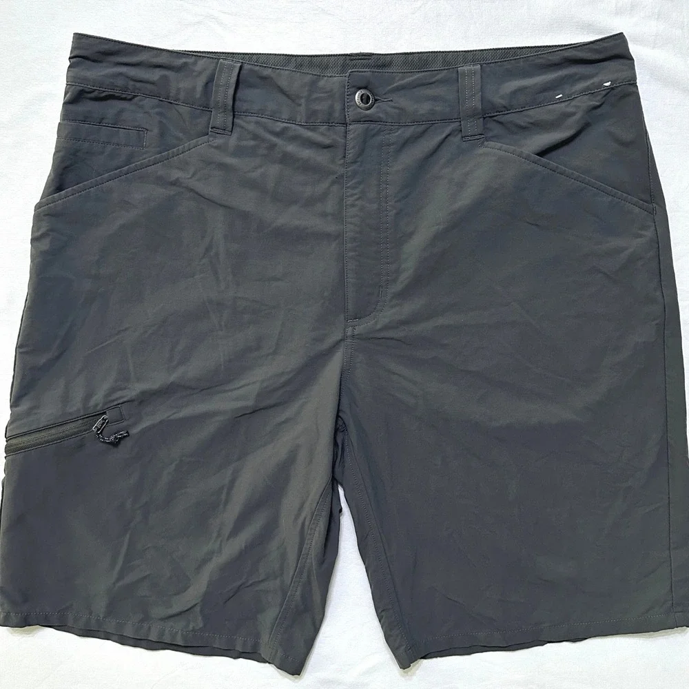 PATAGONIA Quandary Shorts Men's 38 Gray Hiking Travel Stretch Outdoor Climbing