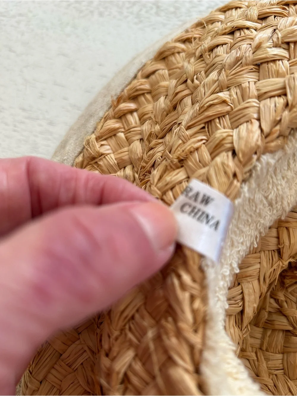 Summer Thompkins beige straw