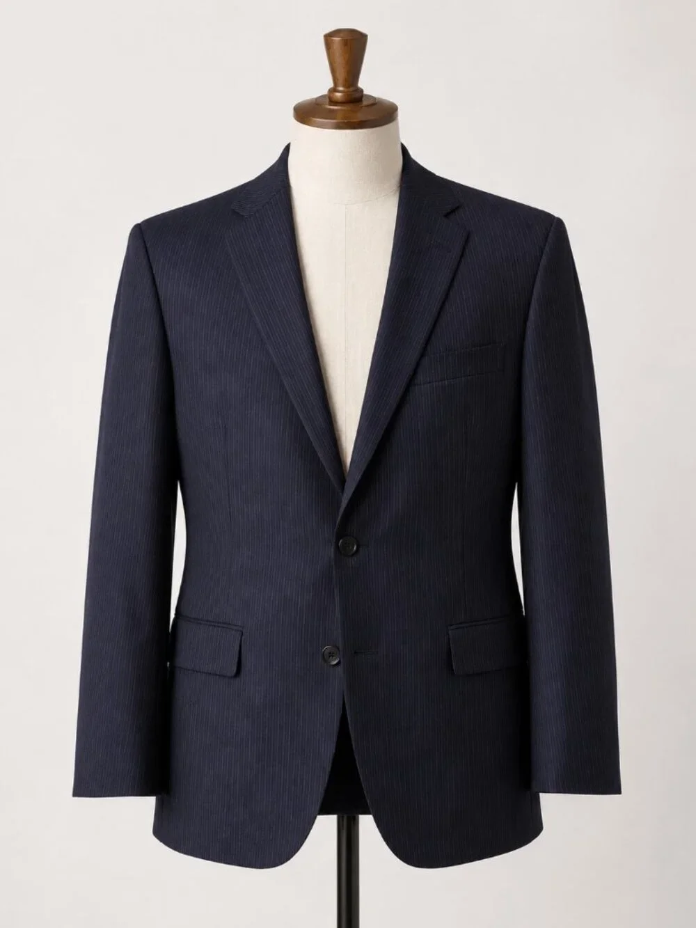 Hart Schaffner & Marx for Dillard’s Men’s Navy Pinstripe Blazer Jacket 42R