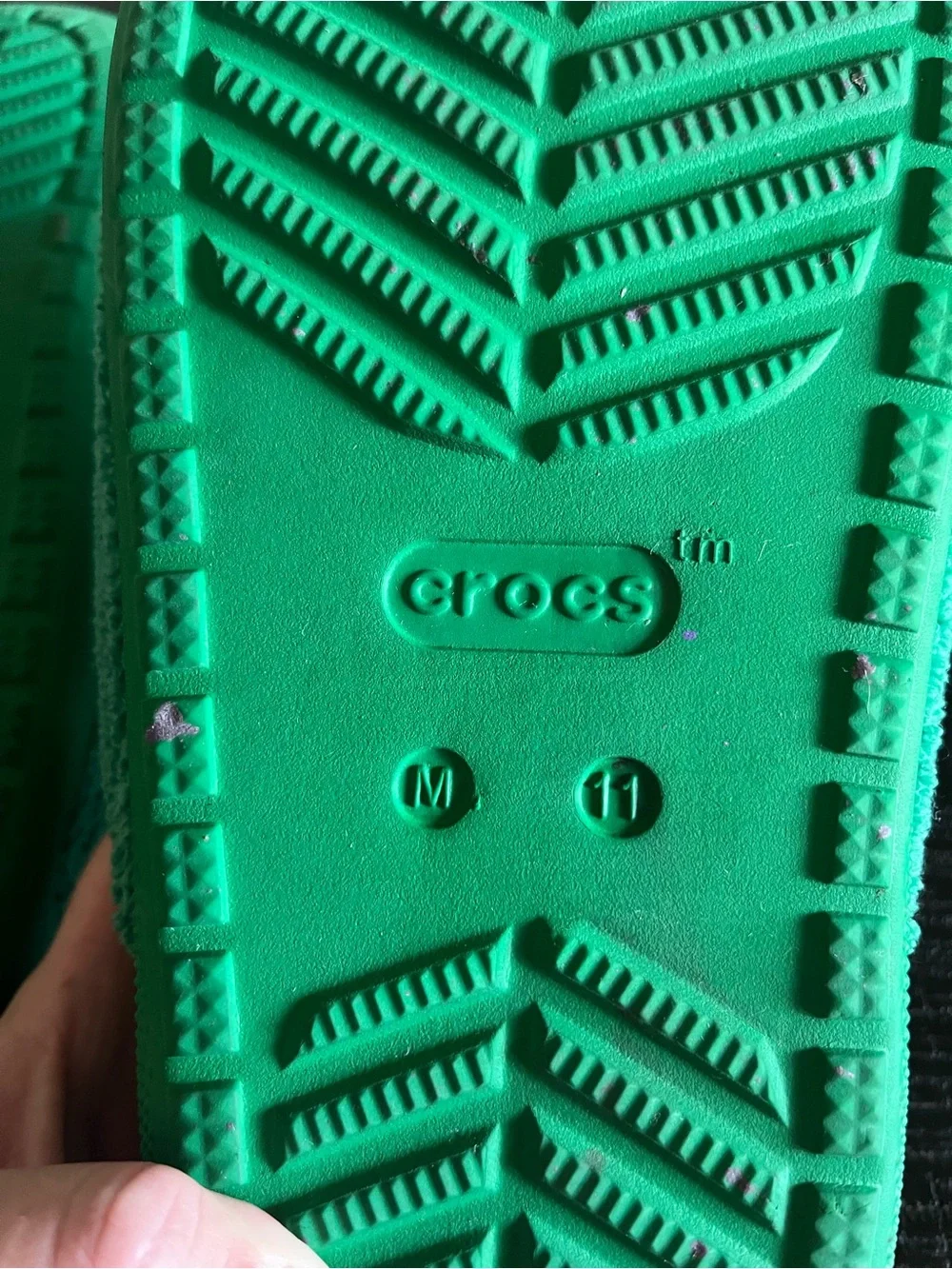 CROCS these green