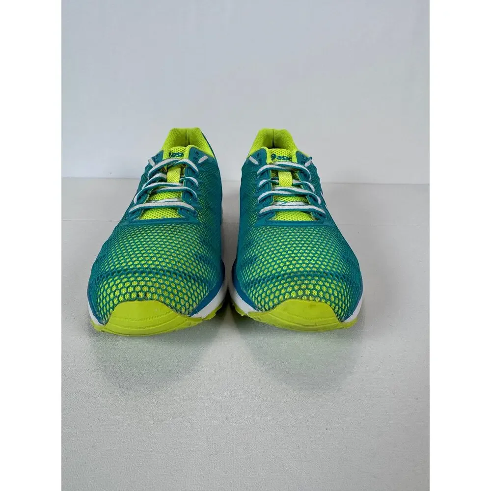 ASICS Gorpcore Gel Speedstar 6 Womens 9 T263N Running Shoes Blue Lime Green