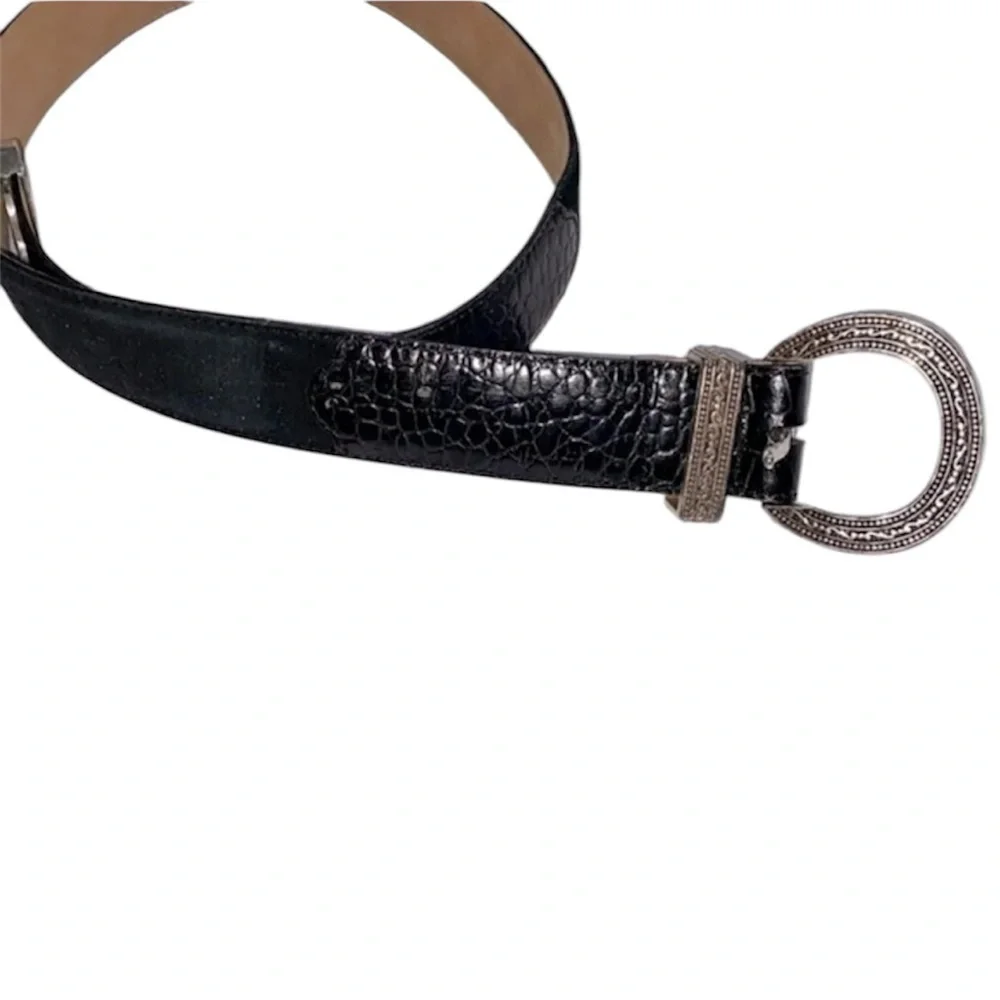 Brighton leather belt size 32 black