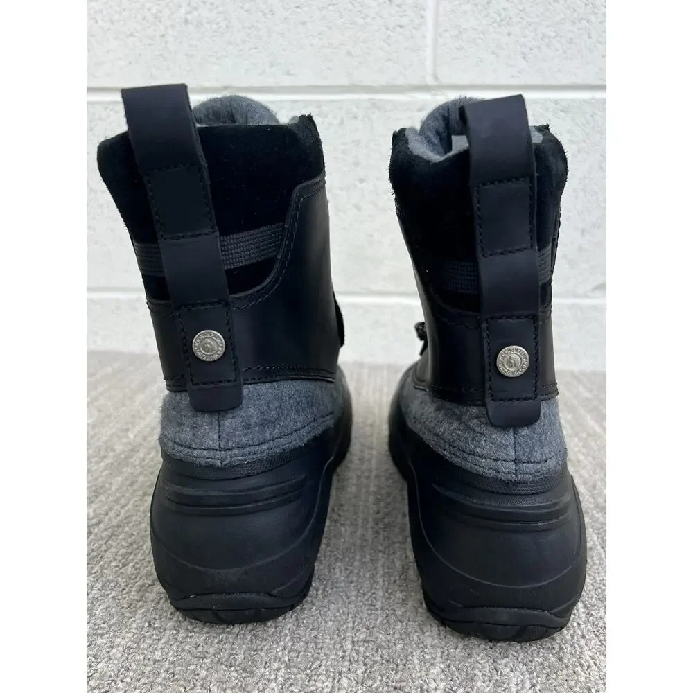 The North Face Shellista III Shorty Black Leather Boots Women's Size 8.5 US NEW