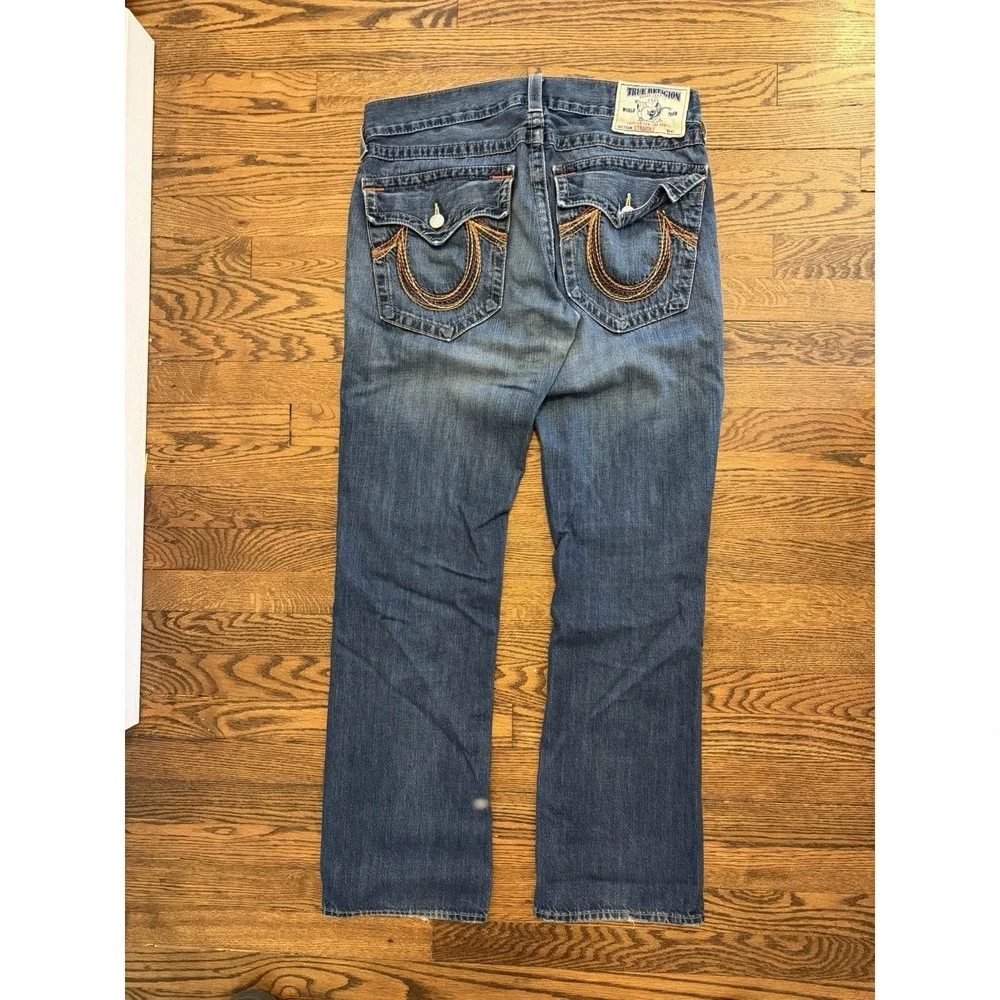 True Religion stitching credit