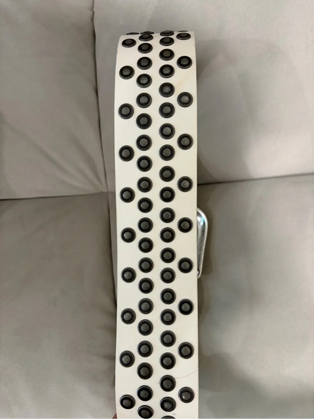 IRO white leather
