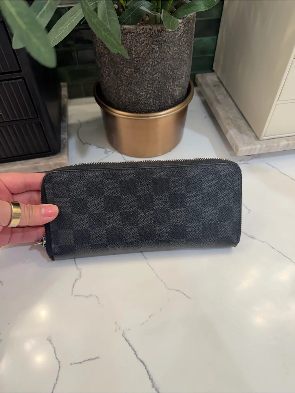 Louis Vuitton sleek zip