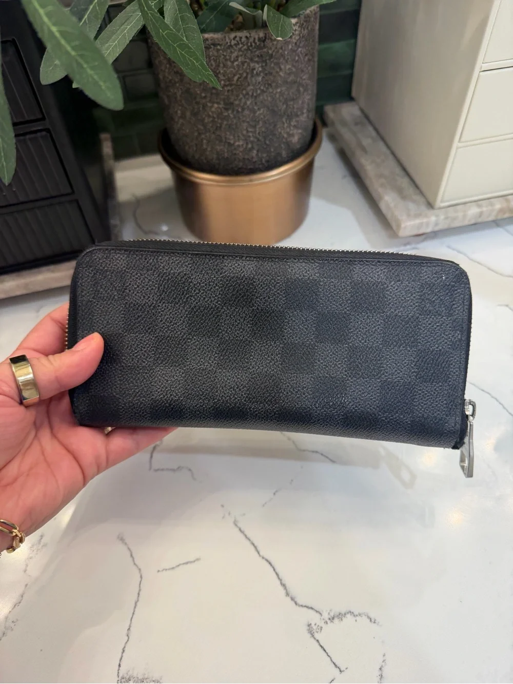 Louis Vuitton sleek zip