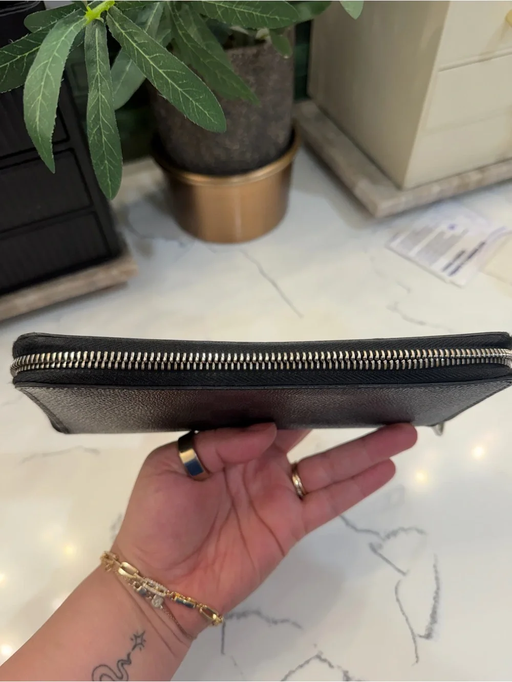 Louis Vuitton sleek zip