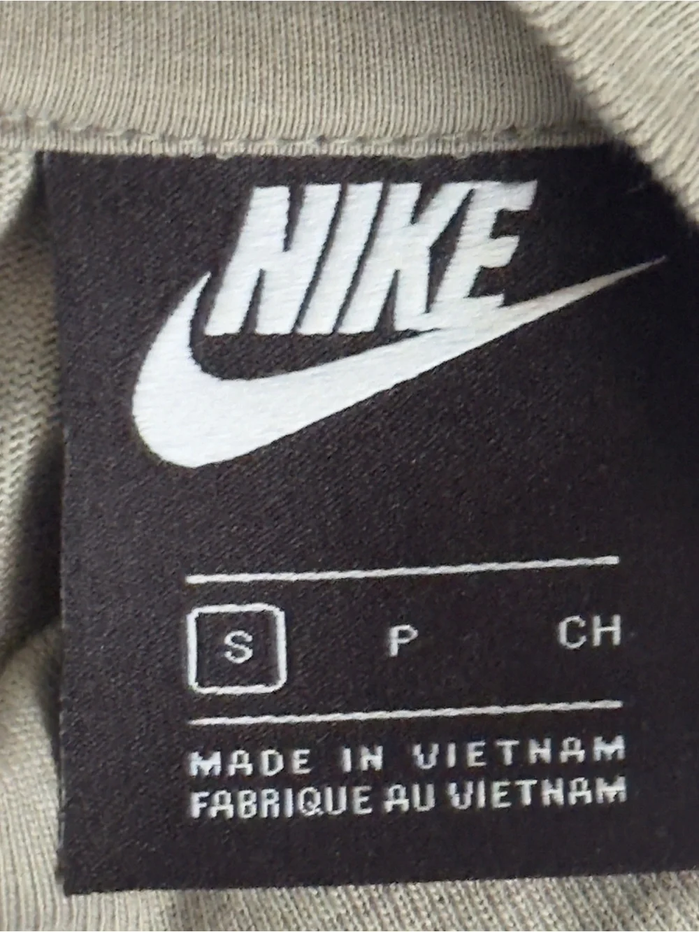 Nike Olive Green Sleeveless Mini Dress with High Neck