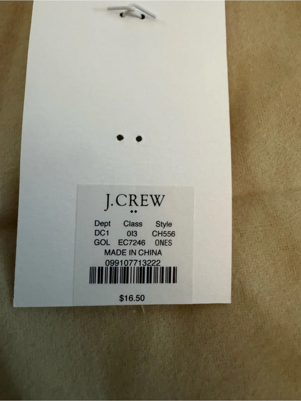 J.Crew Palm Tree and Airplane Charm Set