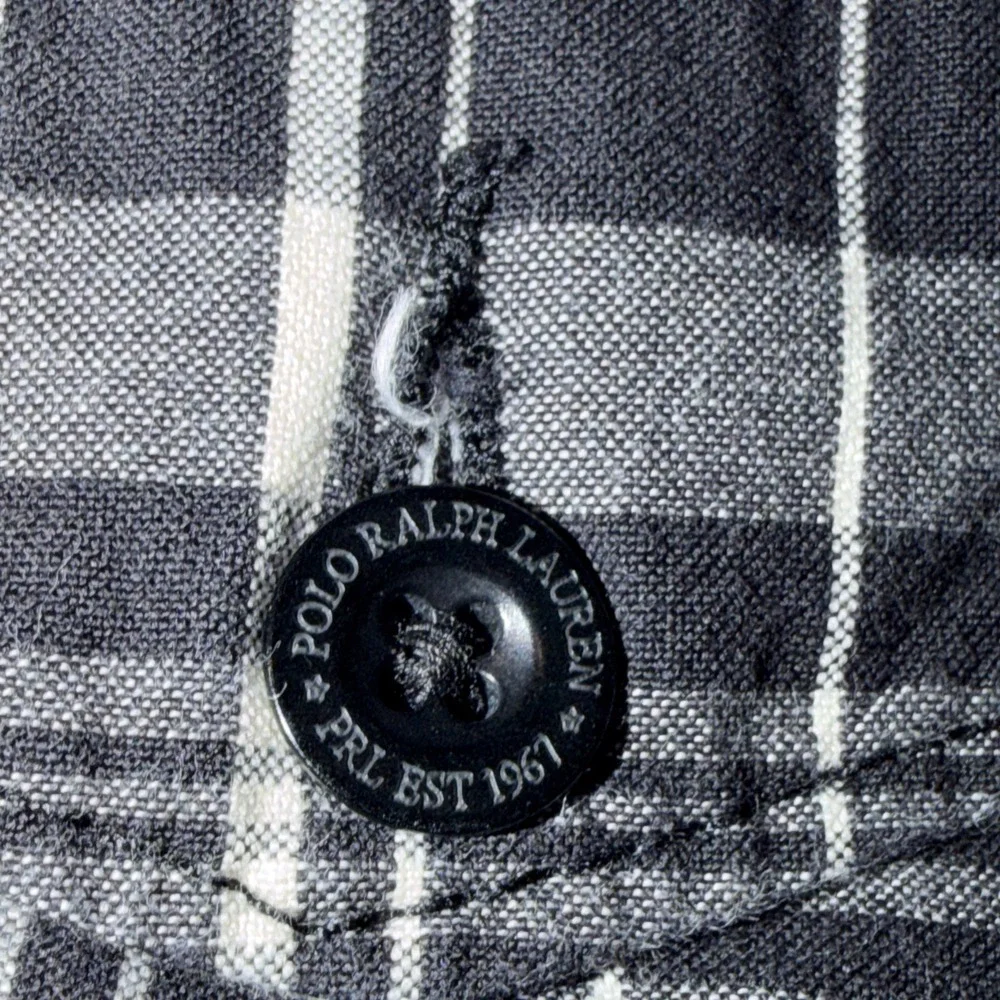 Polo Ralph Lauren Men's Bermuda Black &white Plaid Mens 34