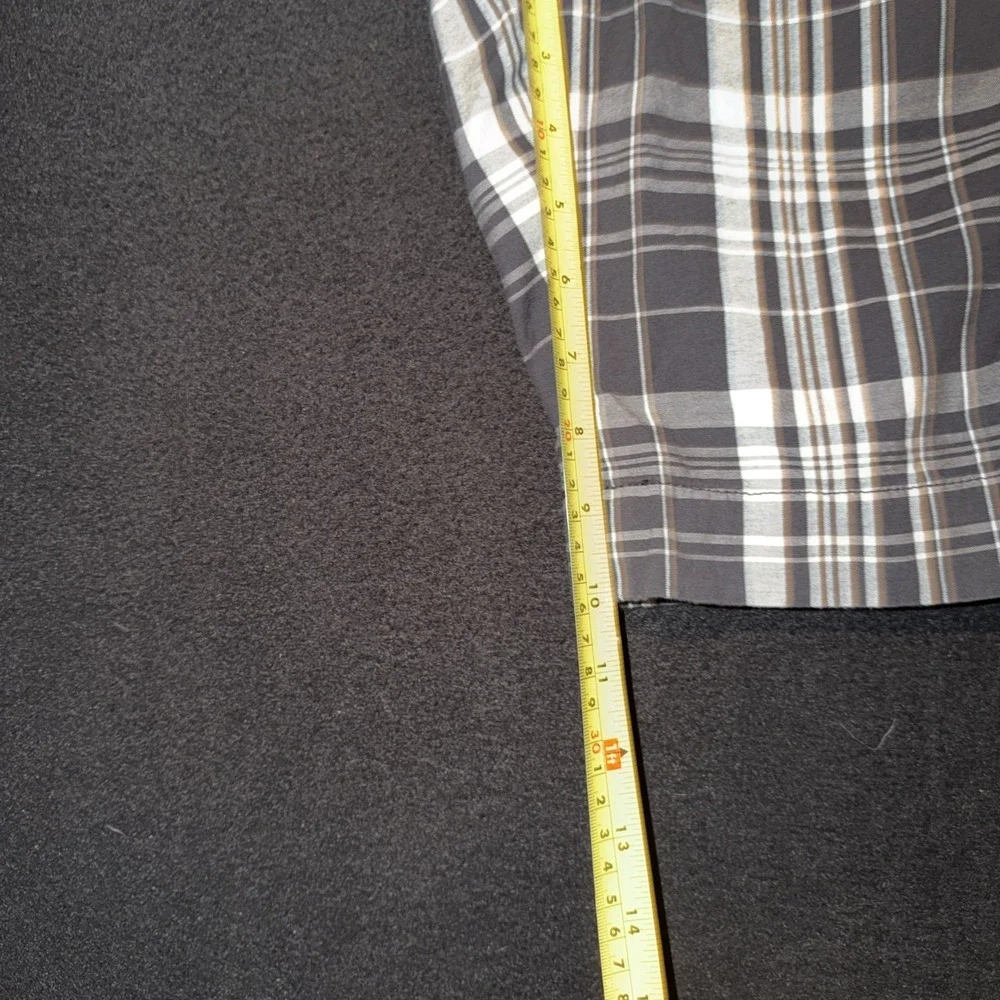 Polo Ralph Lauren Men's Bermuda Black &white Plaid Mens 34