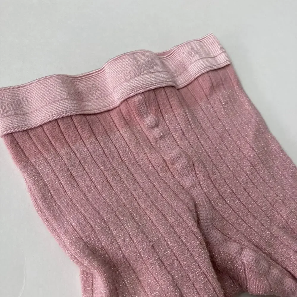 Collegien glitter ribbed