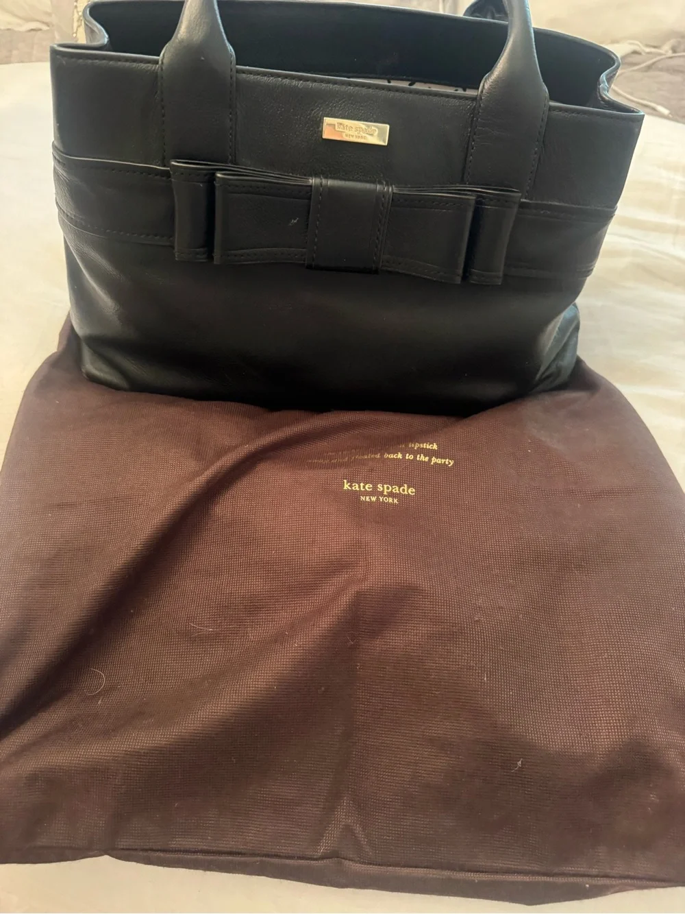 kate spade sleek black
