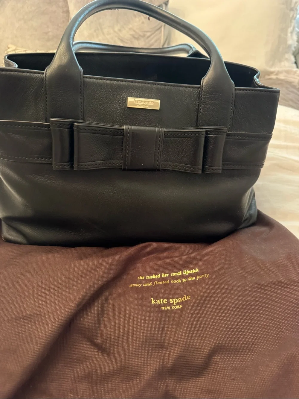 kate spade sleek black