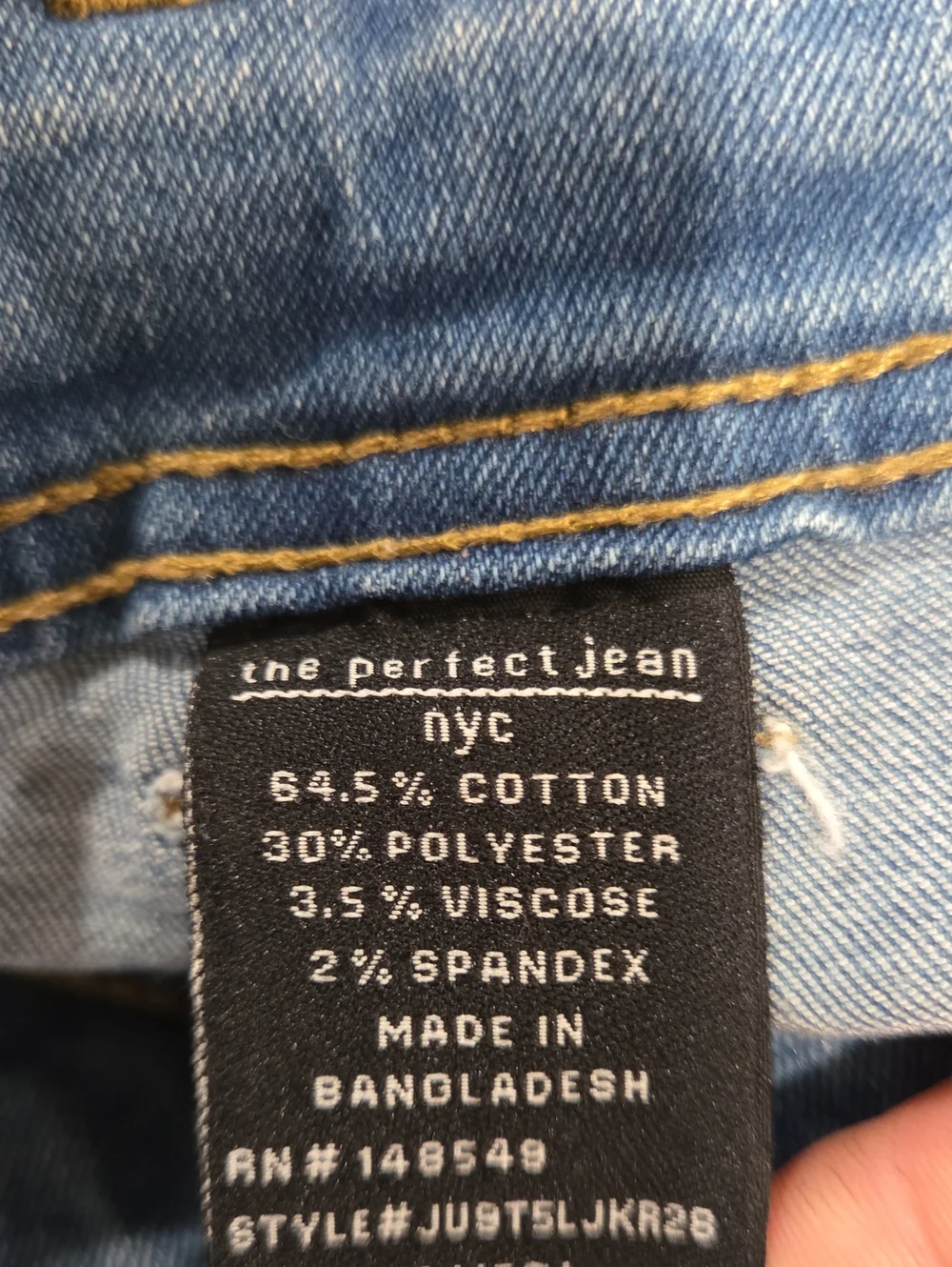 The Perfect Jean Nyc measures casual shirts