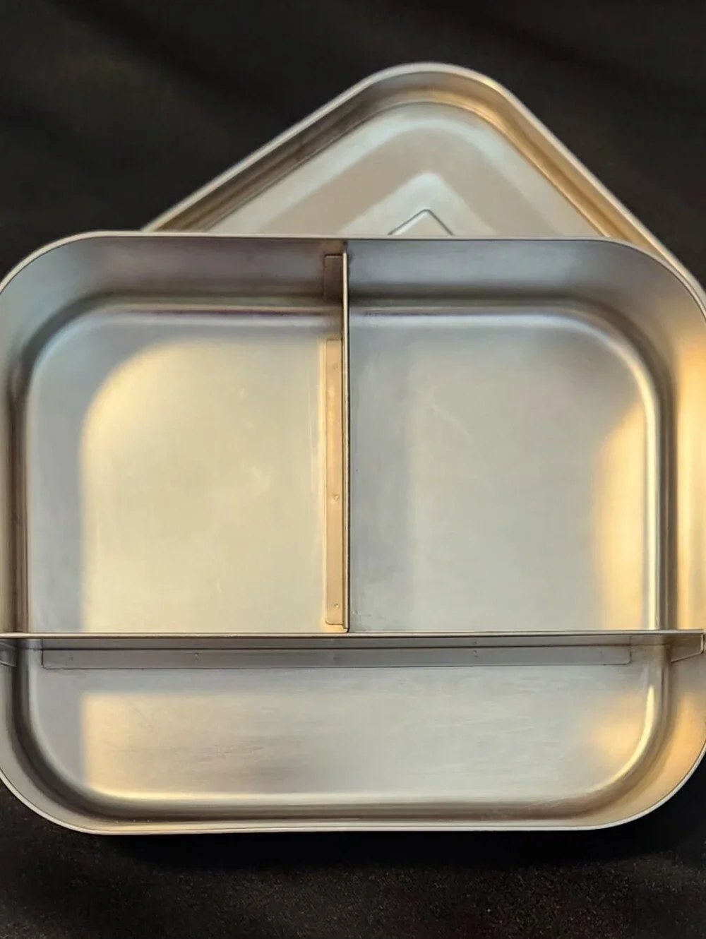 Lunchbots Small Trio Stainless Steel Bento Compartment Food Storage Box