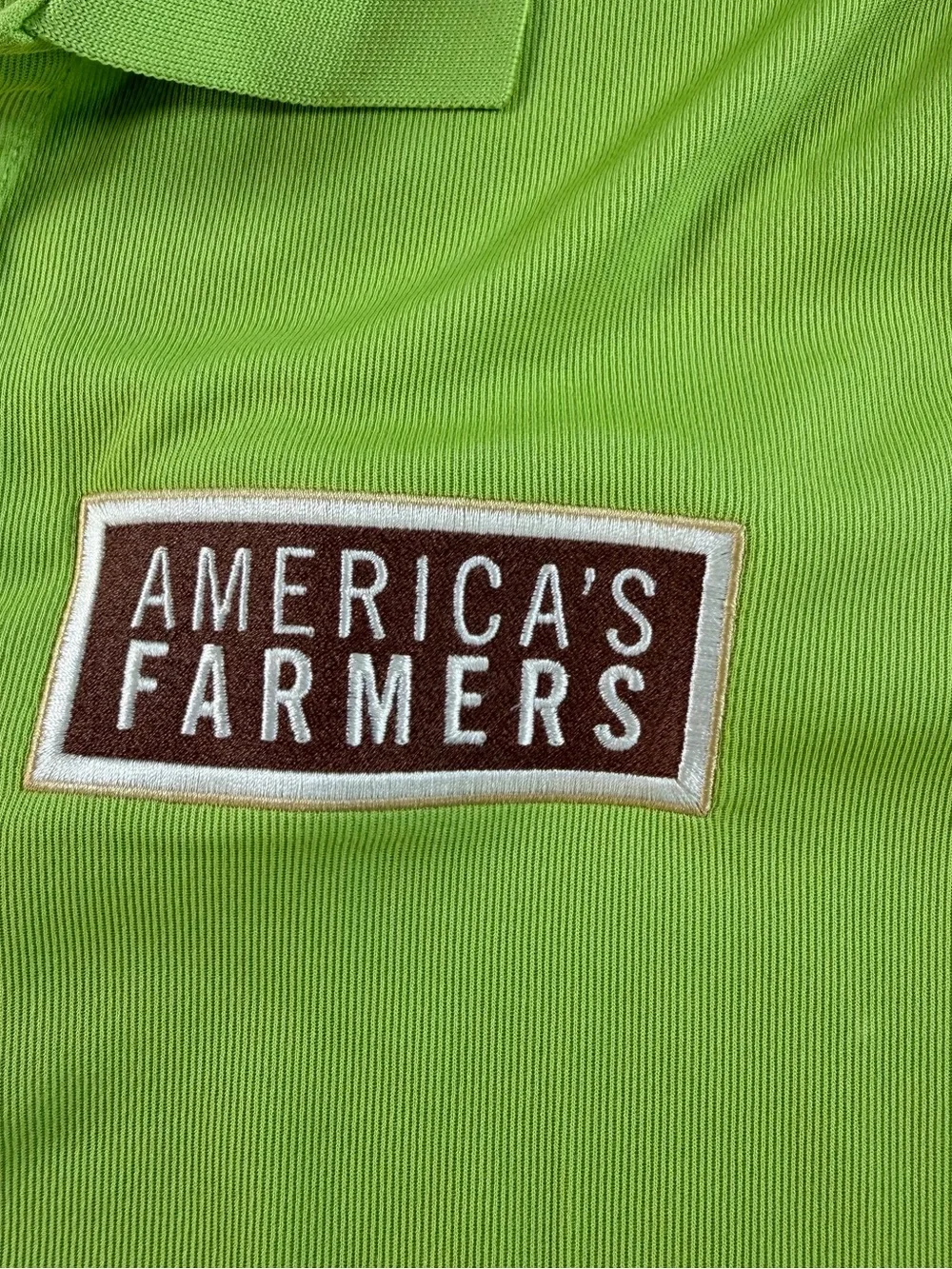 Nike Golf Womens Dri Fit Polo Shirt L Lime Green Americas Farmers Patch