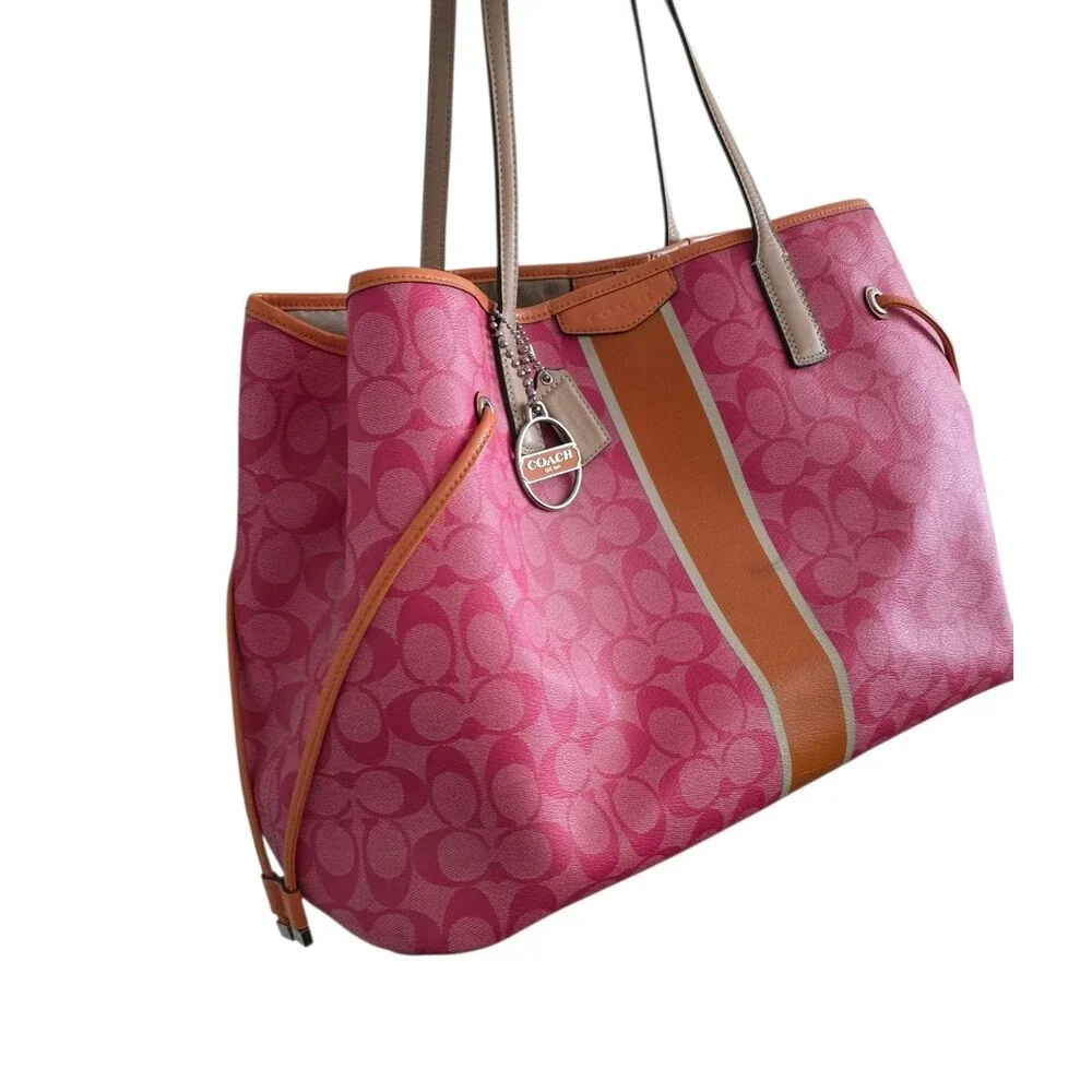 Coach pink signature
