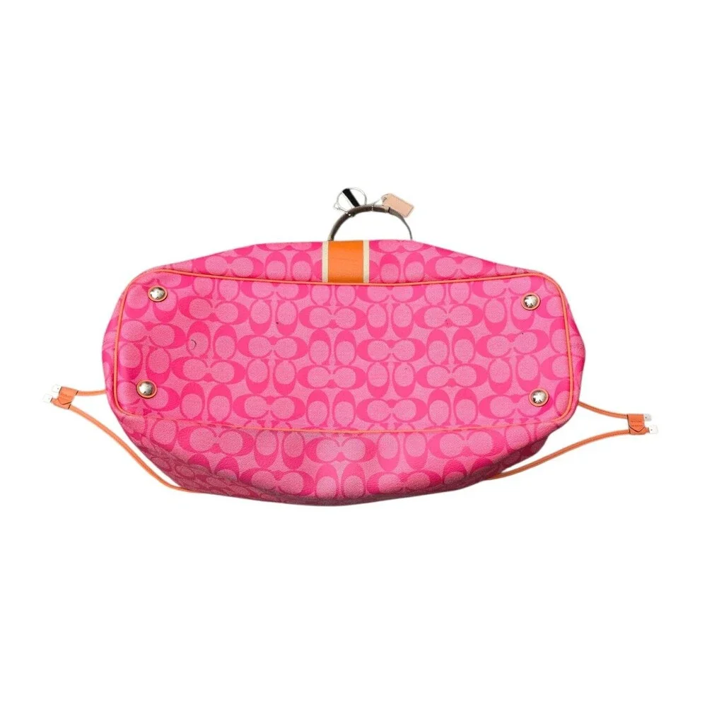 Coach pink signature