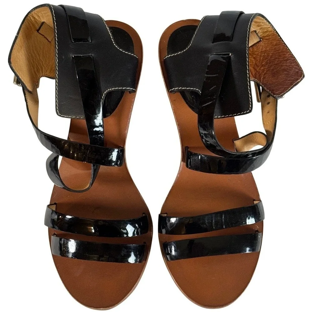 Coach black leather