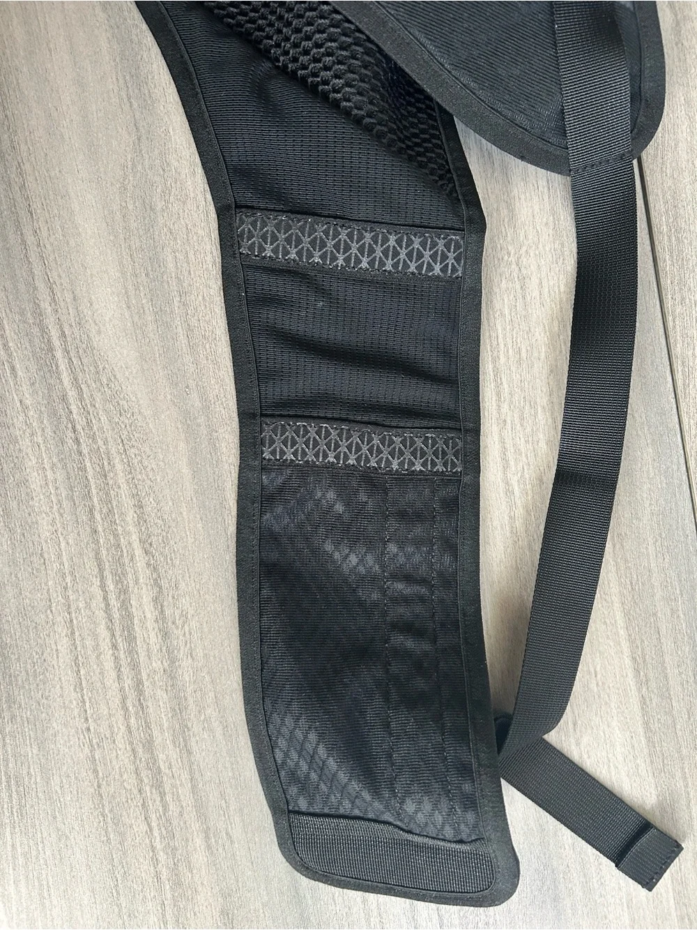 The North Face Black Sling Belt Bag with White Logo