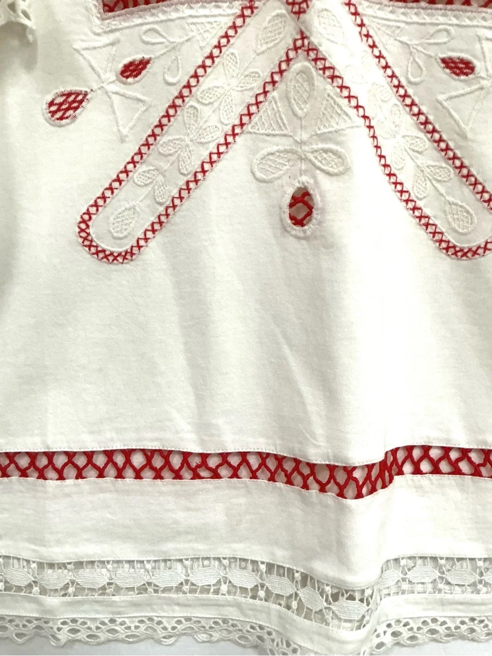 Anthropologie airy white