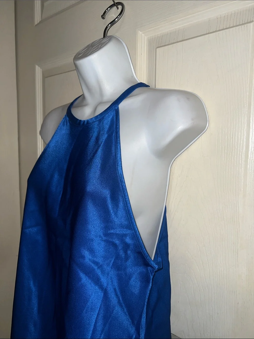 J. Crew satin halter