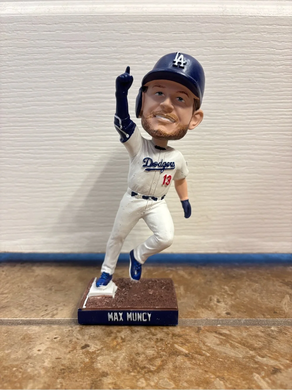 Los Angeles Dodgers Max Muncy Bobblehead - Blue and White Approx 7”