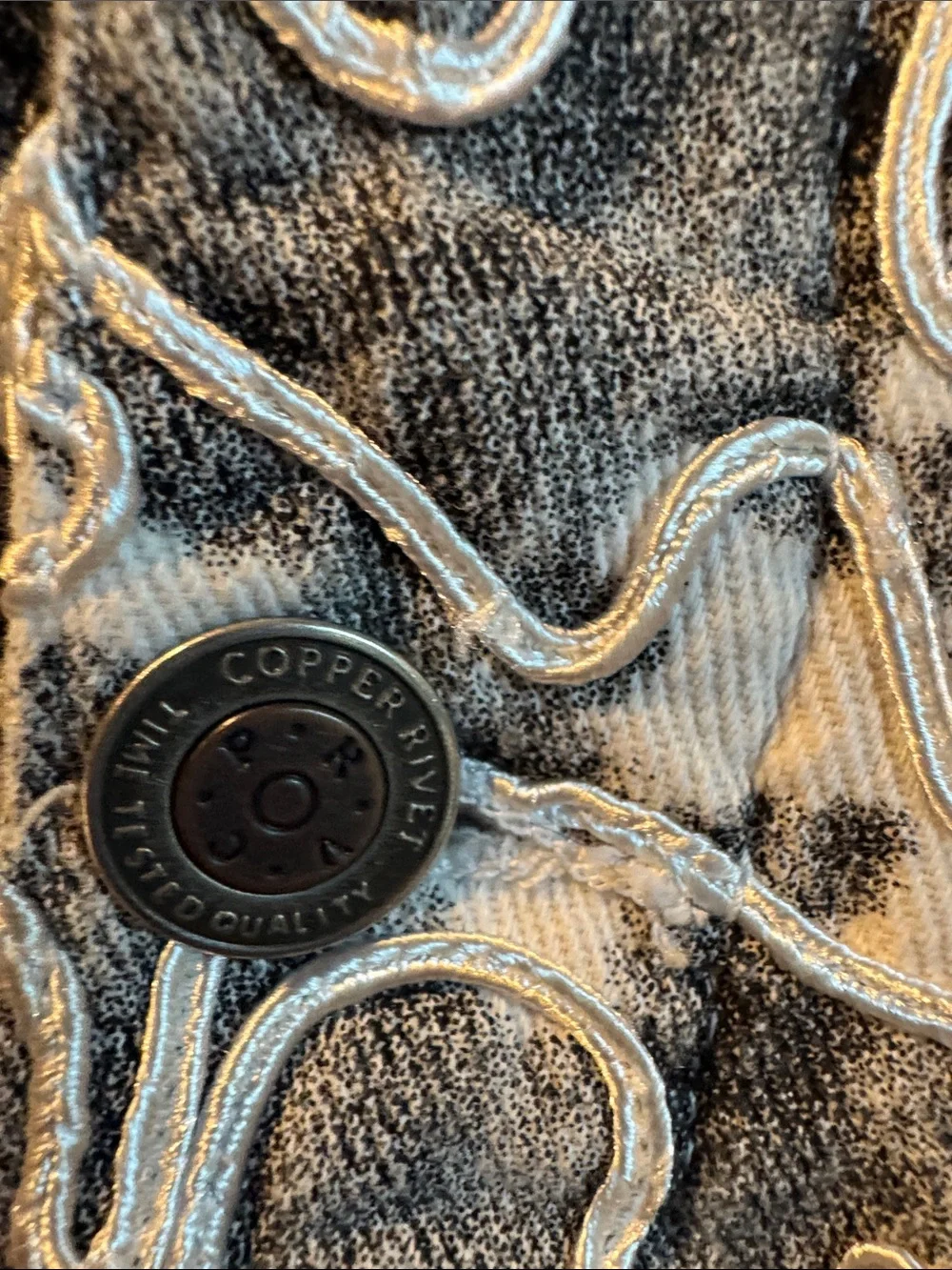 Cooper rivet coordinated jacket