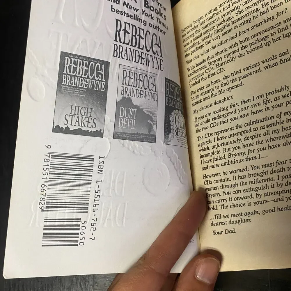 Destiny's Daughter by Rebecca Brandewyne (2001, Mass Market)