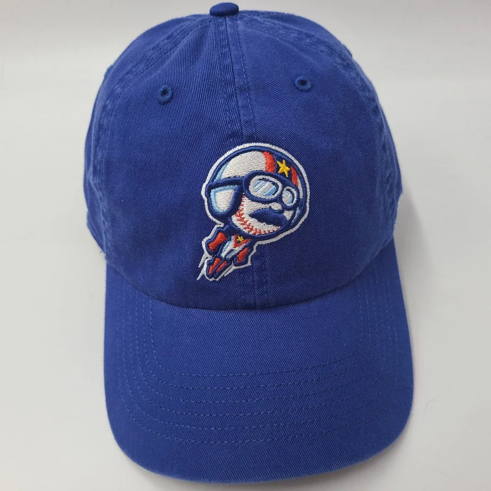 Kannapolis Cannon Ballers Hat Fitted M 47 Brand Franchise Blue MiLB Baseball Men