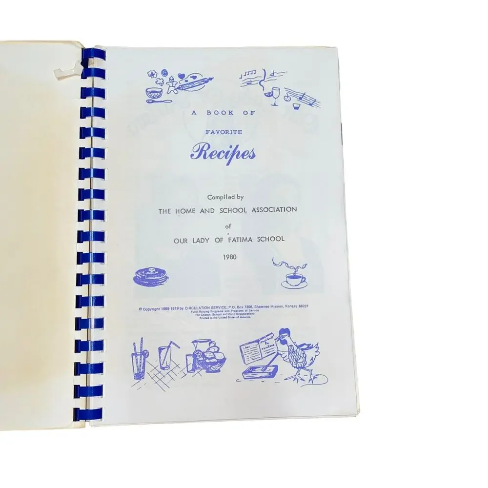 Fatima's Family Favorites Recipe Book Our Lady of 1980